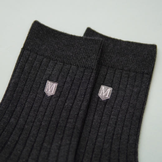 【2双装】男士刺绣休闲袜中长筒四季棉袜【6双6折 2521601】 商品图4