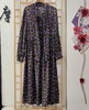 「断码清仓」碎花系带真丝连衣裙 L码 ZFYY121 商品缩略图0