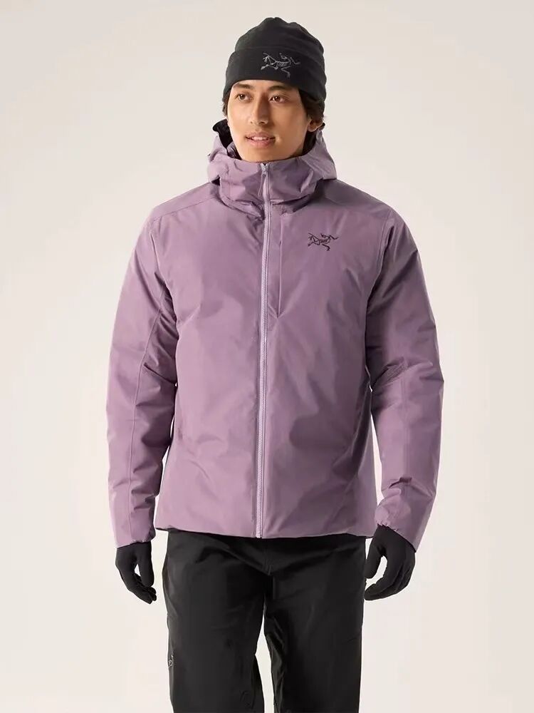 袅家户外防风防水男女款连帽羽绒服