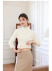 【西蒙日记&半高领木耳花边一体绒针织打底衫JYF6005】✔️弹力修身不紧身，贴身穿很舒服✔️版型很正，🔥木耳花边领+修身设计，小性感拿捏住 商品缩略图2