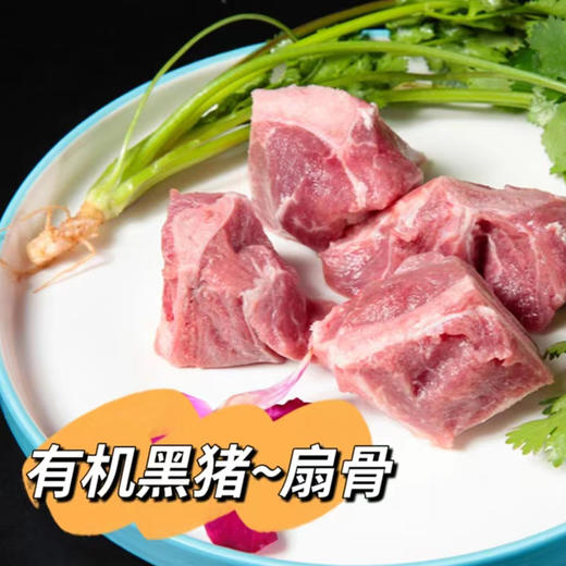 有机黑猪扇骨---【内蒙古天然山林牧场散养】 商品图0