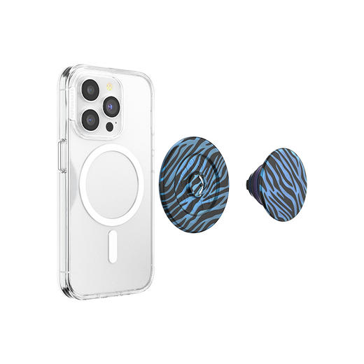 【夜行者】夜雨林 MAGSAFE磁吸 Round圆啪嗒系列 蓝色 纹理 商品图2