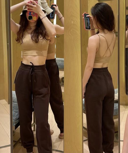 D112566男女同款高腰宽松运动裤冬款加绒裤 商品图13