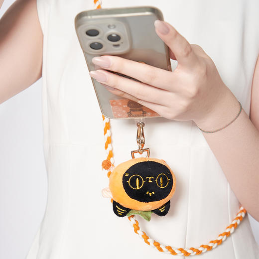 大英博物馆 盖亚·巴斯特系列 柿柿如意 萌猫巴斯特长款手机绳 商品图3