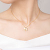 S1PC0832S1XXX0 周大生CHOW TAI SENG 四叶草贝壳项链女轻奢小众套链纯银锁骨链生日礼物送女友 商品缩略图5