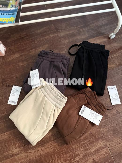 D112566男女同款高腰宽松运动裤冬款加绒裤 商品图1