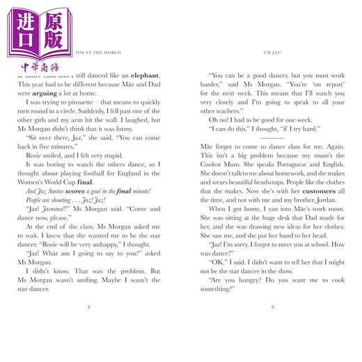 【中商原版】企鹅阅读分级指导3级 桑托斯与世界 Penguin Readers Level 3 Jaz Santos vs. The World 英文原版 分级读物 商品图3