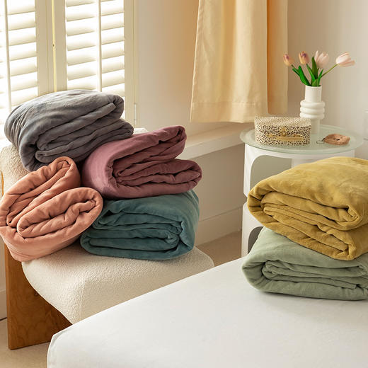 【牛奶绒床笠】牛奶绒床笠单品良品秋冬保暖绒布床套纯色加厚 商品图2