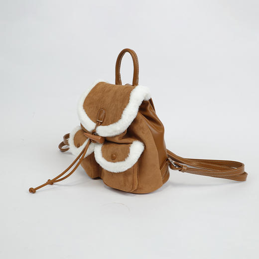 毛圈拼接双肩包-纪念日百货门店同款167493142 商品图1