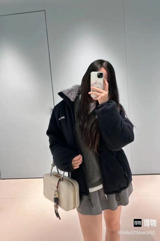 D112549秋冬外层深蓝抓绒内里摇粒绒羽绒服 商品图14