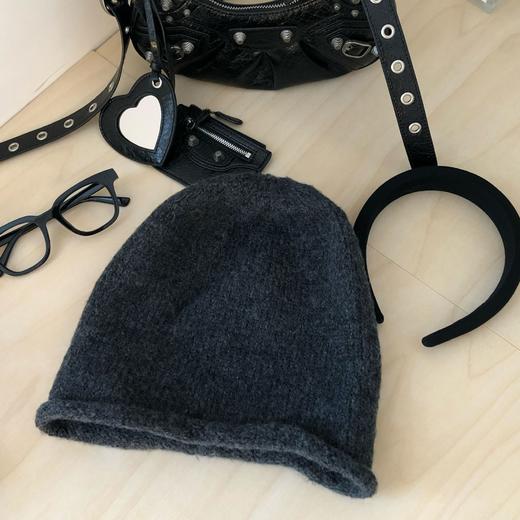 冷帽 百搭爆款 加大加宽 显脸小 冷帽网红帽子 女秋冬 堆堆帽 大头 商品图5