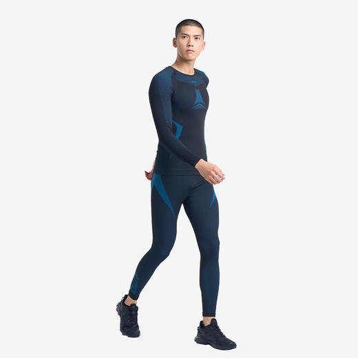 炭芯加厚款户外速干衣跑步登山滑雪男女保暖功能内衣套装 商品图3