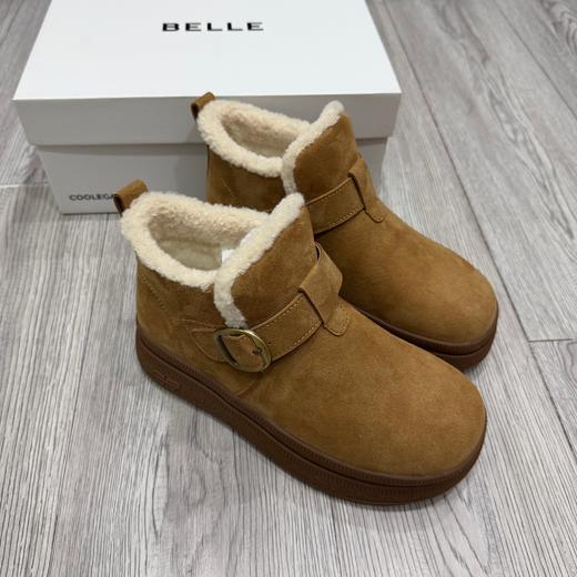 D112531女靴子厚底雪地靴加绒冬季新款棉鞋防滑保暖勃肯短靴E4K1DDD5 商品图4