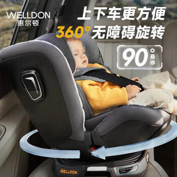 惠尔顿（Welldon）智转PRO儿童安全座椅0-7岁i-Size物理通风散热新生婴儿宝宝汽车用 商品图6
