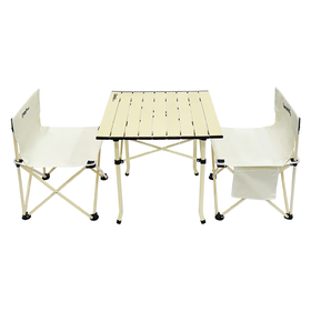 车管家户外折叠桌椅三件套型号：GJ-2003