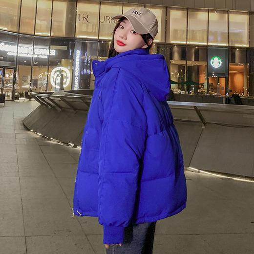 秋冬季新款外套面包服短款羽绒棉衣棉服女宽松加厚棉袄 商品图2