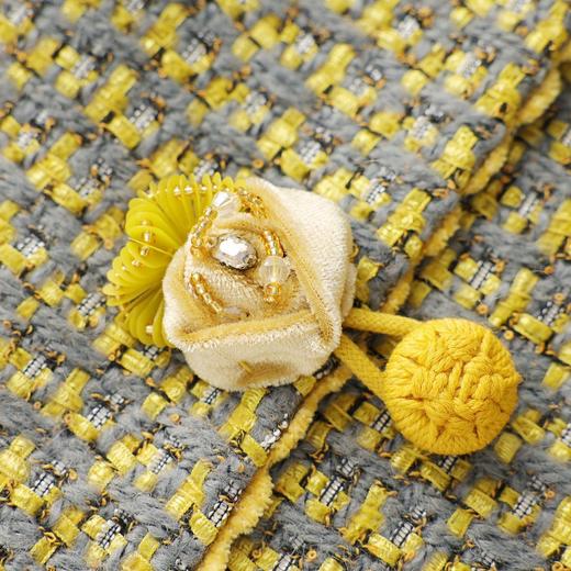 「高货wl」全新升级【铂金会员404/天猫539/差价135】(02353)洛诗琳重工彩纱编织粗花呢外套2025冬季气质小香风外套女 商品图4