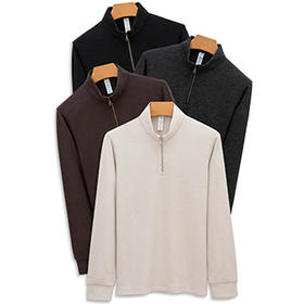 岸纾 莱赛尔山羊毛保暖拉链衫（多色可选）