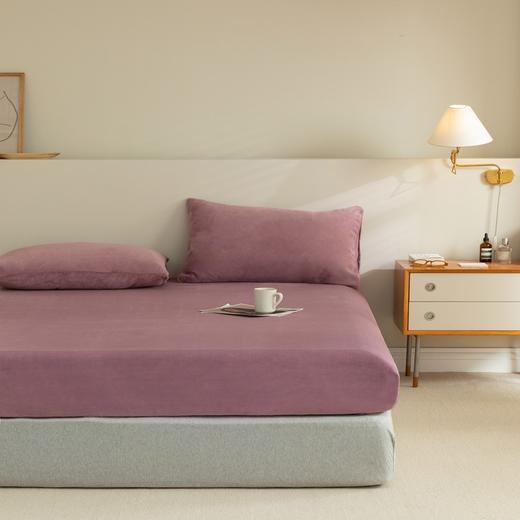 【牛奶绒床笠】牛奶绒床笠单品良品秋冬保暖绒布床套纯色加厚 商品图5