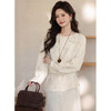 鹿向南「白松雨露」法式慵懒感杏色宽松毛衣女秋冬设计感长袖上衣 商品缩略图1