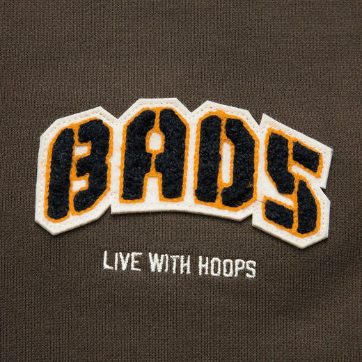 李宁加绒卫衣男BADFIVE反伍冬季新品宽松套头衫保暖加厚运动服AWDU515 商品图3