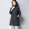 QMHY979棉衣女中长款2023新款秋装休闲宽松春秋小个子棉大衣早秋外套潮 商品缩略图2