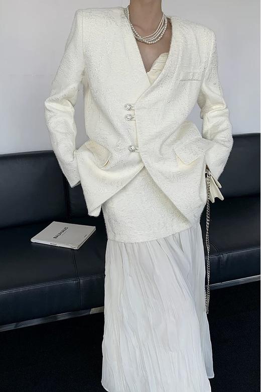 Kai & Kiera 肌理提花高级简约西装外套 21293 商品图2