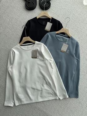 D112563男士背后超大印花加绒磨毛保暖长袖tee打底衫