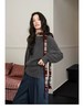 D112525气质毛衣收腰长袖针织衫25秋冬季新款女装大衣内搭打底衫 商品缩略图7