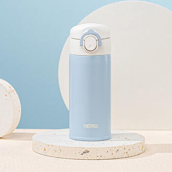 膳魔师（THERMOS）保温杯男女士儿童保冷水杯子学生开学礼物350ML蓝色 商品图5