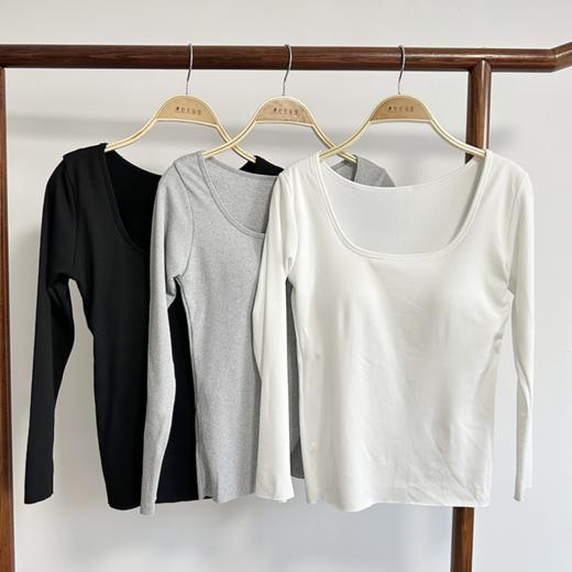 壁虎瑜伽【2511SY453】秋冬加绒一体杯长袖【5天发货】（一体式胸垫） 商品图8