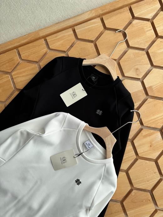 D112532女款长袖T恤吸湿排汗女士圆领加绒长袖上衣 商品图2