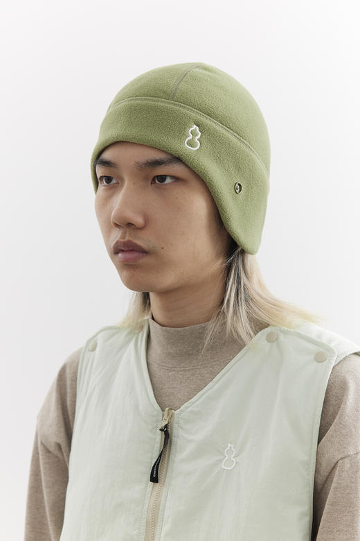 吃茶去chichaqu25秋冬户外抓绒摇粒绒可拆卸头套面罩拼接围脖保暖 商品图1