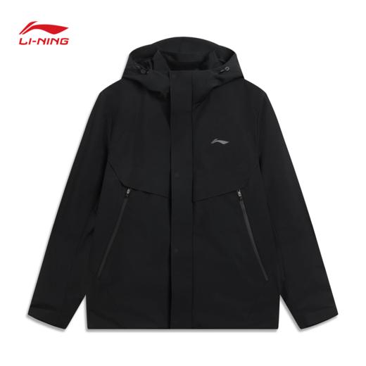 李宁户外CF溯｜珑壳外套三合一男子防泼水宽松三合一运动风衣套装AWBV091 商品图3