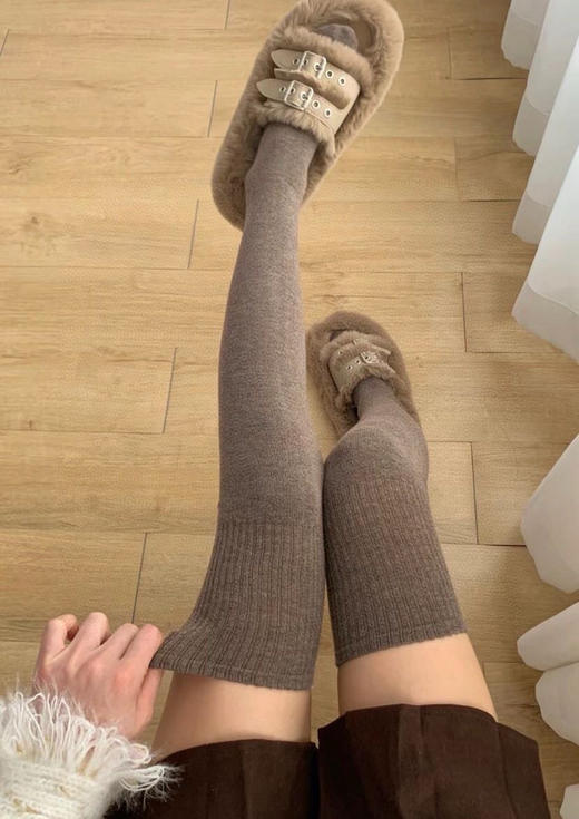 加绒过膝袜 商品图1
