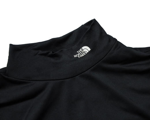 原单正品北面 TNF 半高领长袖 打底衫。男女同款 纯棉面料 内里细腻薄绒 高性价比 领口logo设计 秋冬款 可打底可单穿 S-XL 现货秒发 商品图3