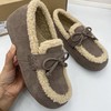 D112505豆豆鞋吐司2代厚底毛毛勃肯棉鞋25冬季新款加绒雪地靴 商品缩略图4