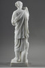 独角鹿西洋古董1900年代意大利出品「(Diana de Gabies加比的狄安娜」主题大理石雕塑 商品缩略图4