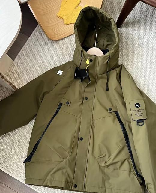 D112502冬季新款羽绒服休闲连帽夹克百搭外套男女同款 商品图4