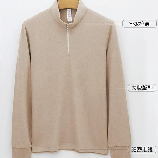 岸纾 莱赛尔山羊毛保暖拉链衫（多色可选） 商品图3