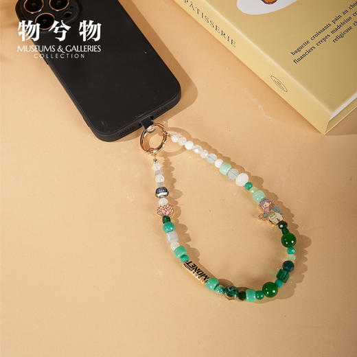 物兮物 英国国家美术馆大师系列 莫奈睡莲手机链 商品图0