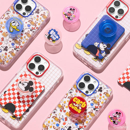 【迪士尼早餐】奇奇蒂蒂吃饱饱 POPGRIP泡泡骚 Graphic平面系列 红色 商品图1