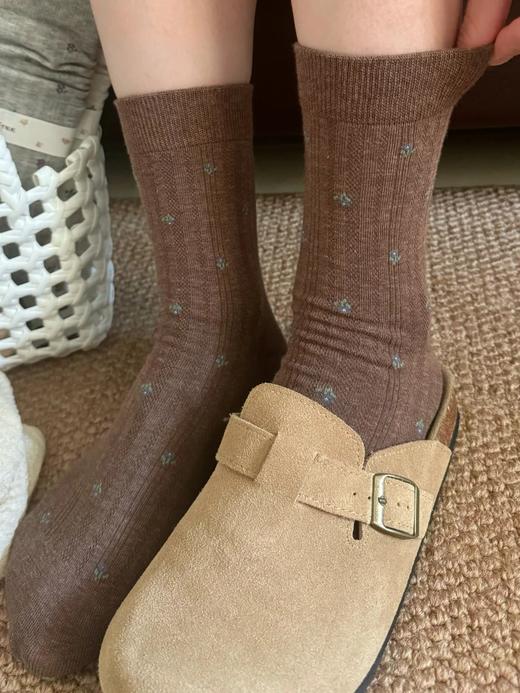 <曾小咸推荐> 法式小碎花中筒袜 日常价79.99/3双！ 活动价39.99/3双！！！【预售款，预计3-15天发货】 商品图3