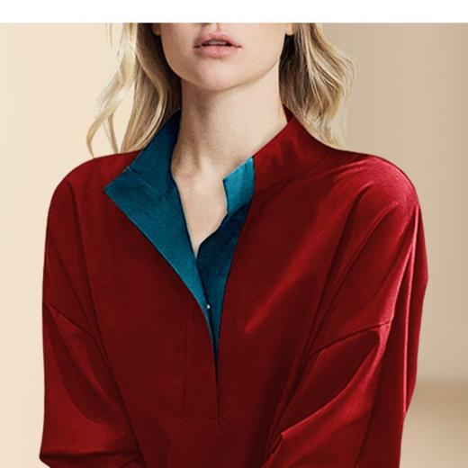 新年战袍红色连衣裙女2025年春季新款欧美时尚优雅气质收腰a字裙 商品图1