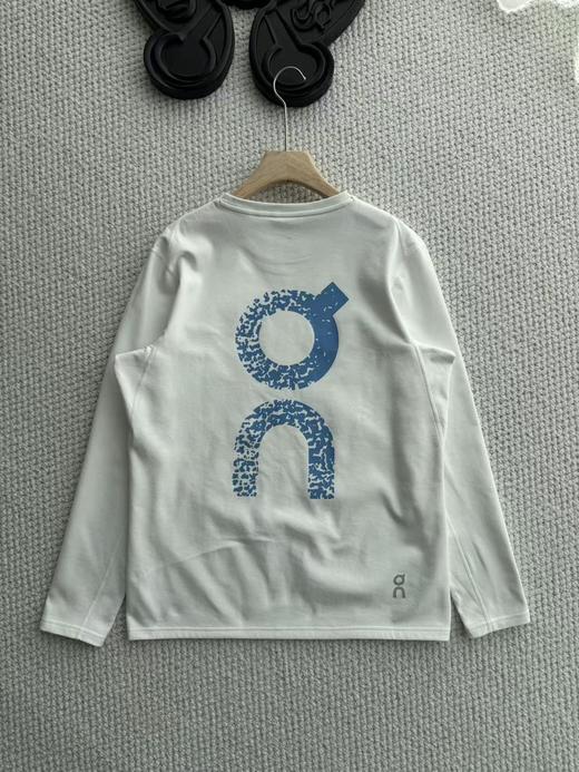 D112563男士背后超大印花加绒磨毛保暖长袖tee打底衫 商品图4