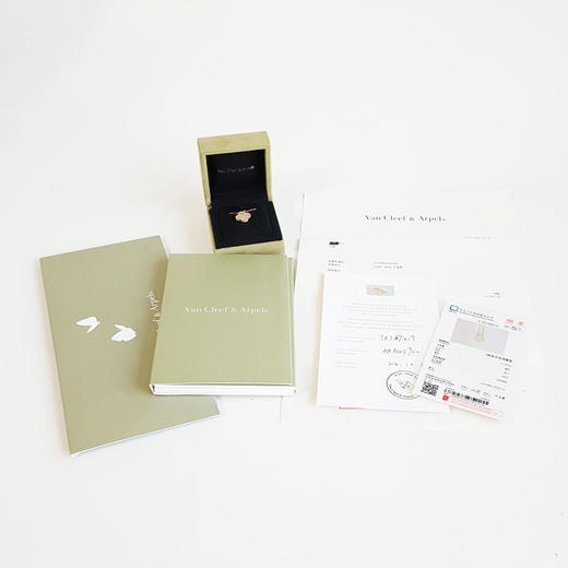 【95新】VCA梵克雅宝Vintage Alhambra系列VCARA45900 中号18K黄金镶白贝母四叶草白花项链链长约42cm女士211125NJS05 商品图1