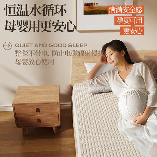 CHIGO志高 智能恒温水暖电热毯 单控/双控 AB区分档控温水暖不干燥 孕婴可用 商品图1