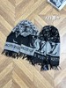 D112573保暖舒适亲肤情侣款可双面佩戴羊绒围巾 商品缩略图3