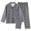 【全棉法兰绒家居服】全棉情侣家居服套装千鸟格法兰绒家居服男士女士睡衣 商品缩略图1