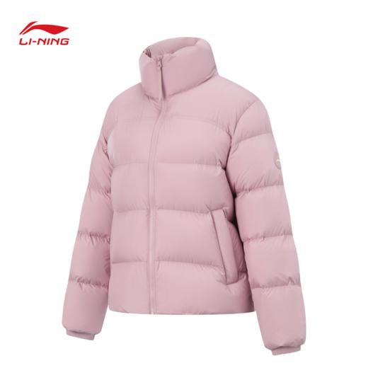 李宁女子立体裁剪85%鹅绒短羽绒服AYMV186 商品图3